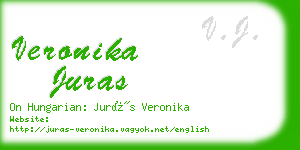 veronika juras business card